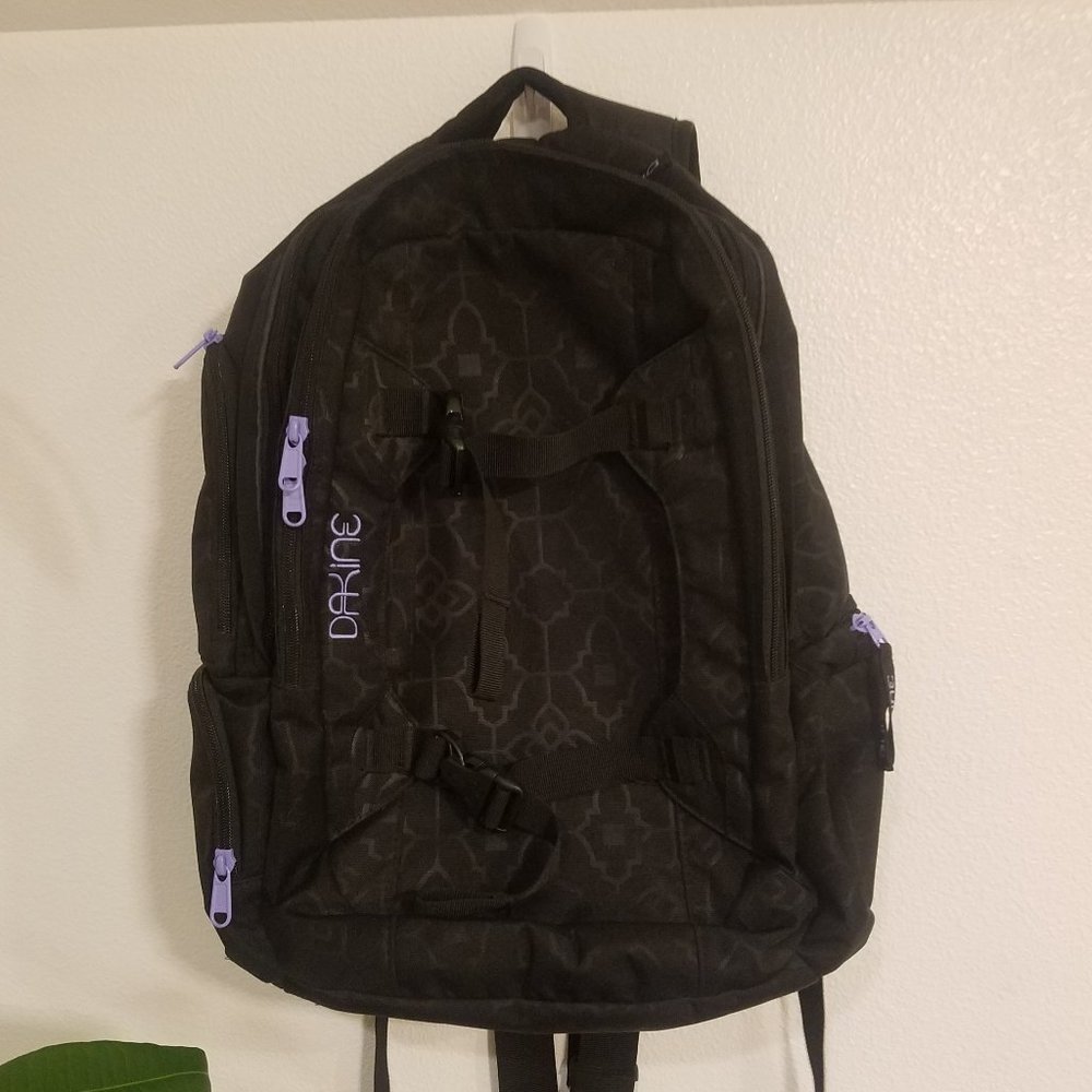 Dakine 25L Black Backpack with Laptop Pocket